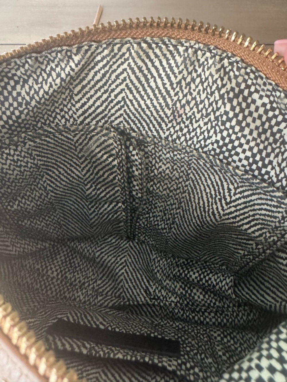 Rebecca Minkoff Tan Leather Crossbody with Chain Strap - Picture 6 of 16